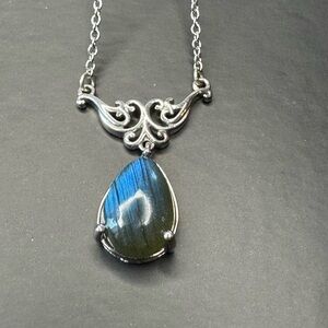 Karis Malagasy Labradorite Pear Shape Necklace